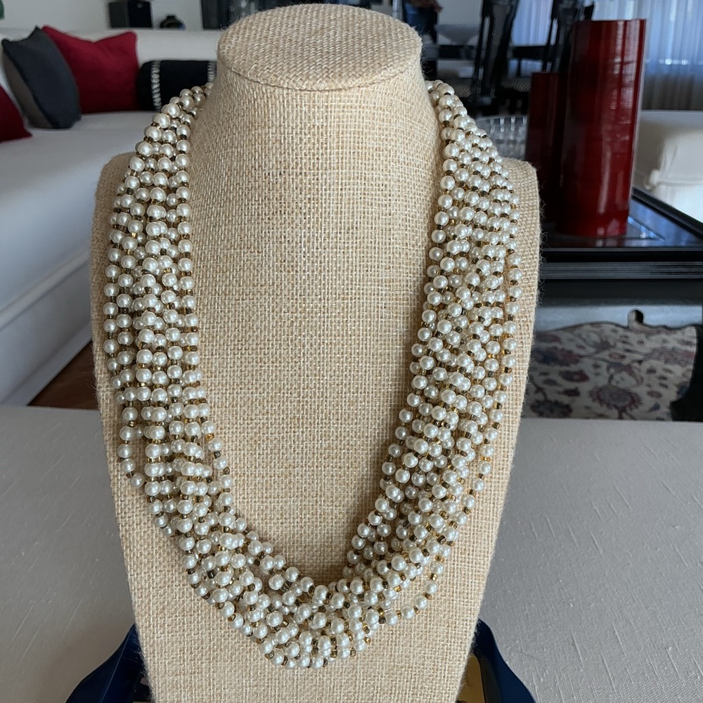 Marvella  Faux Pearl CokerNecklace